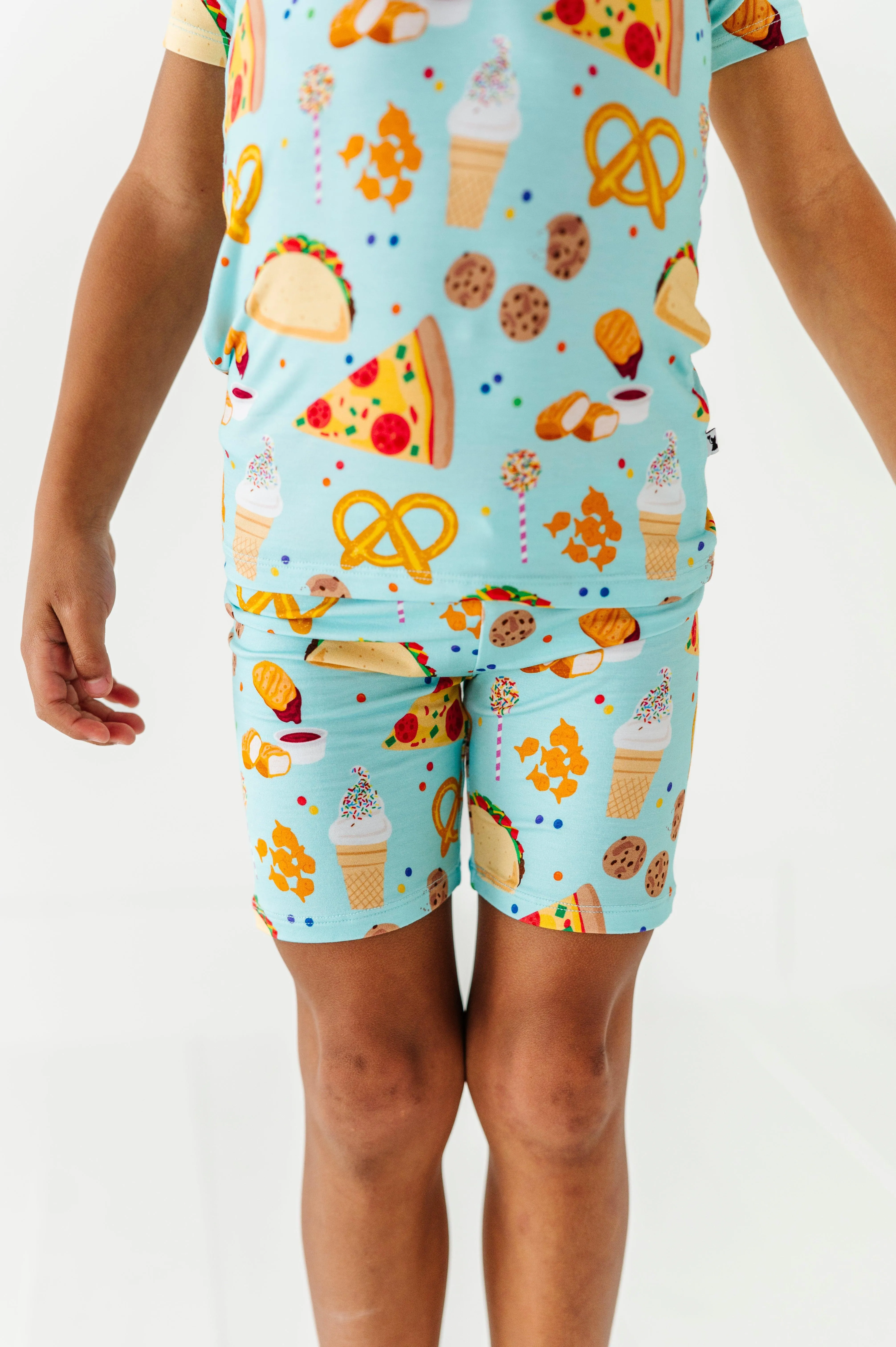 Snacks Kids Bamboo Pajamas (Shorts)