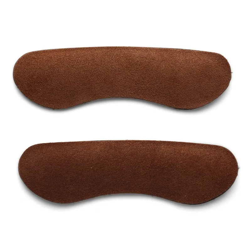 Soft heel grip in suede leather