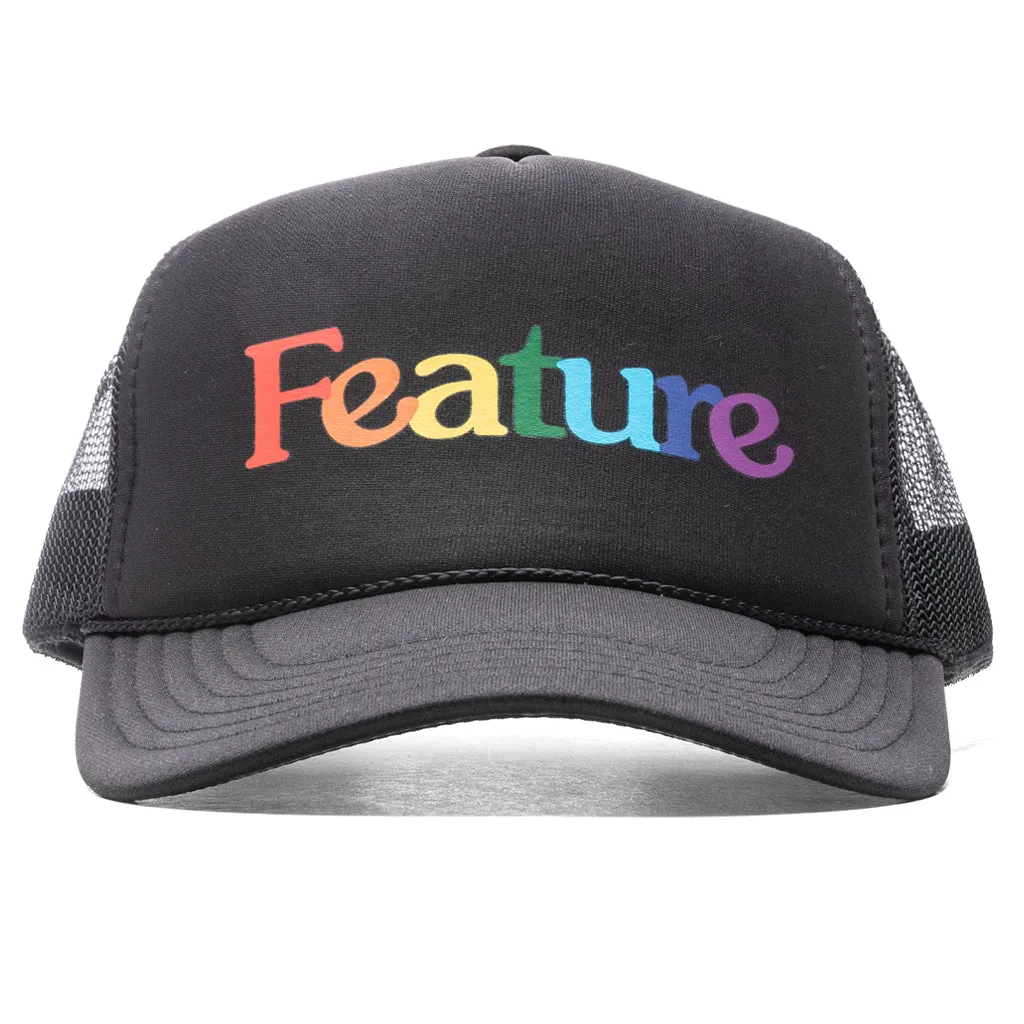 Spectrum Trucker Hat - Black