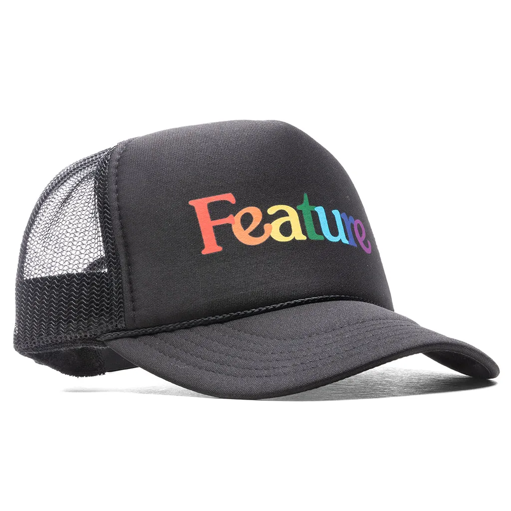 Spectrum Trucker Hat - Black