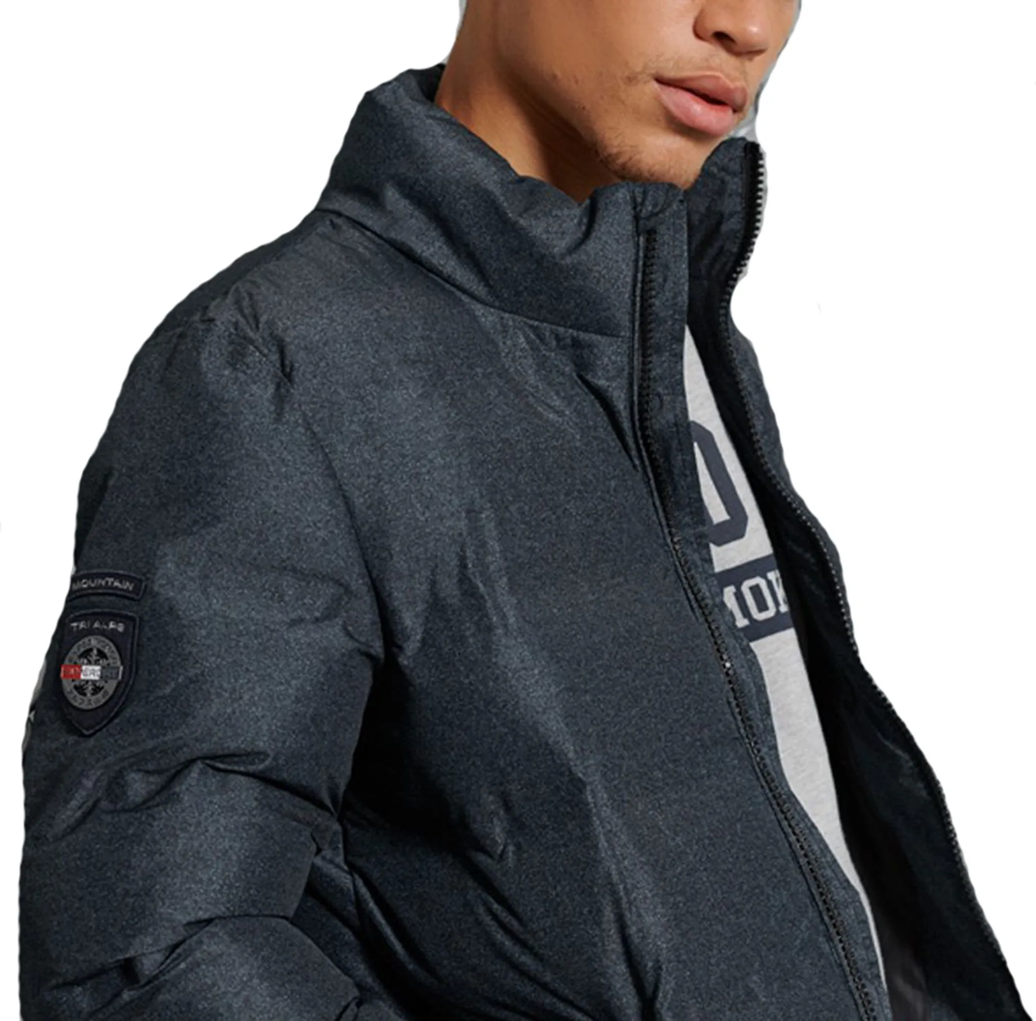 Superdry Ultimate Radar Quilt Jacket Charcoal