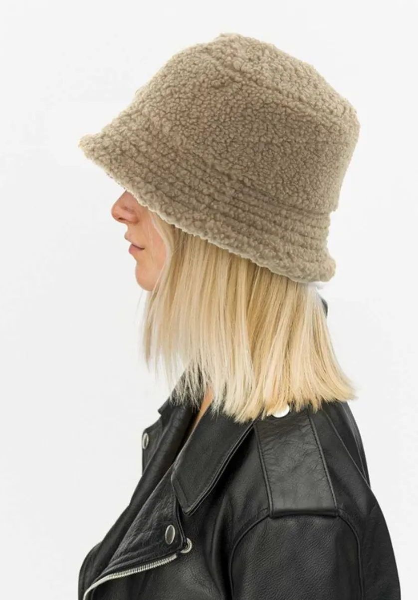 Teddy Sherpa Bucket Hat (2Colors)