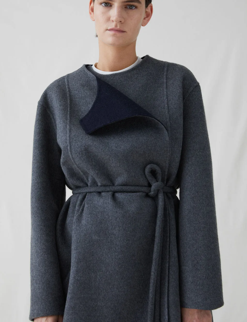 The Reversible Cashmere Cocoon Coat