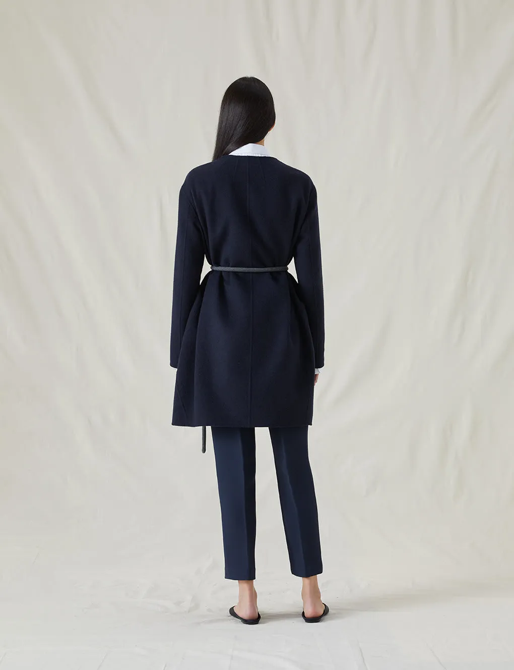 The Reversible Cashmere Cocoon Coat