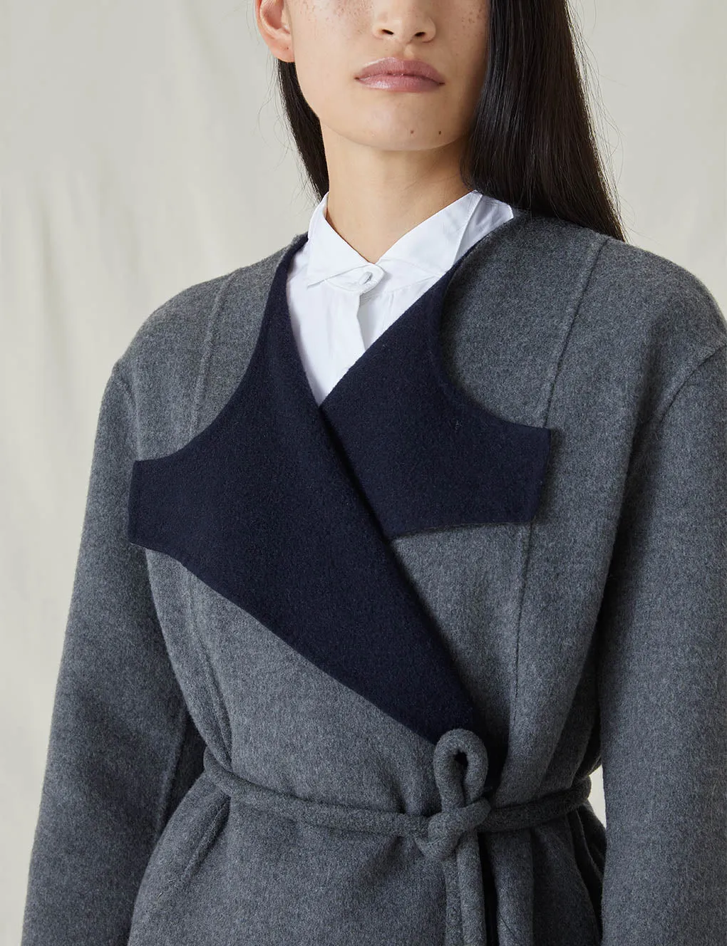 The Reversible Cashmere Cocoon Coat