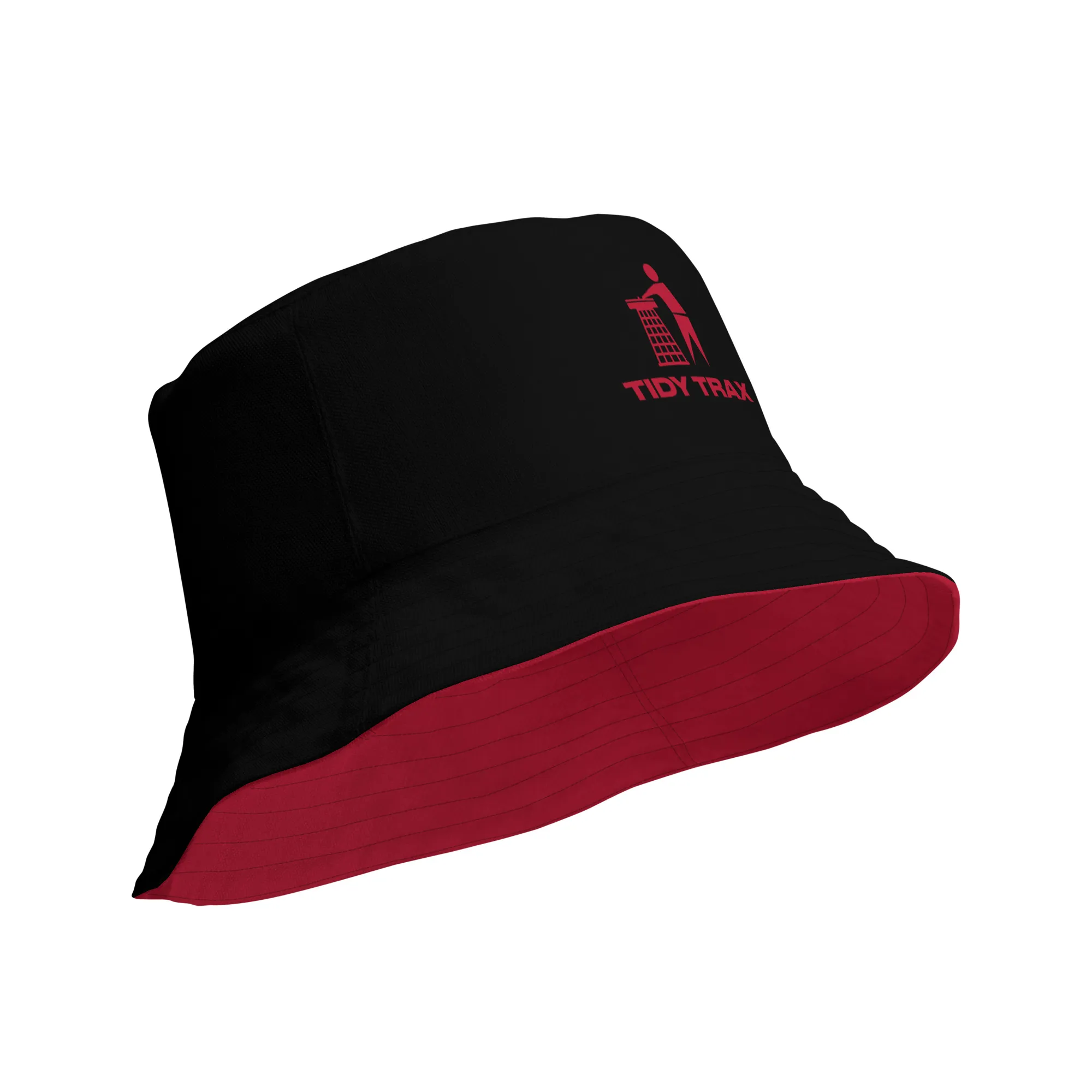 Tidy Red & White Reversible Bucket Hat