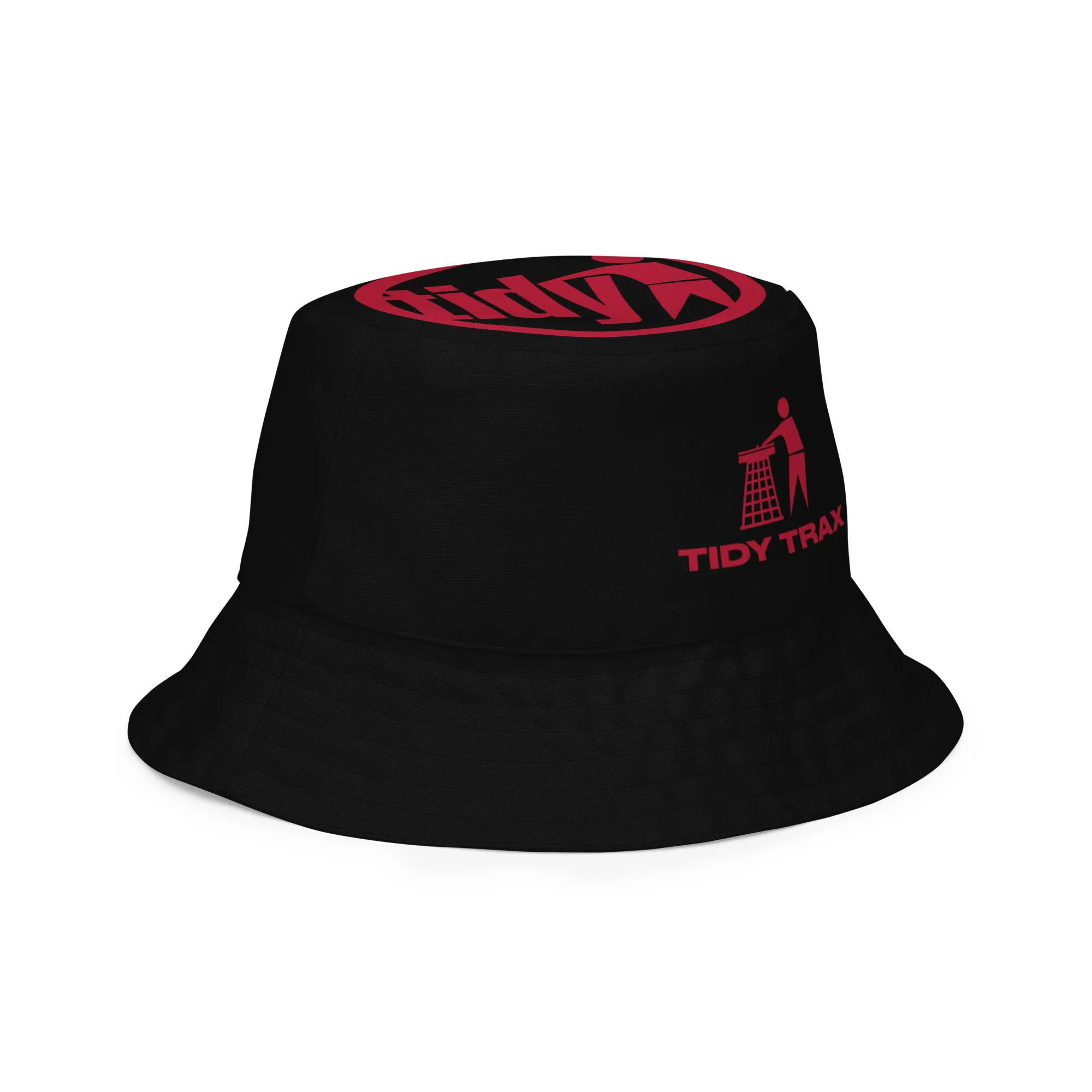 Tidy Red & White Reversible Bucket Hat