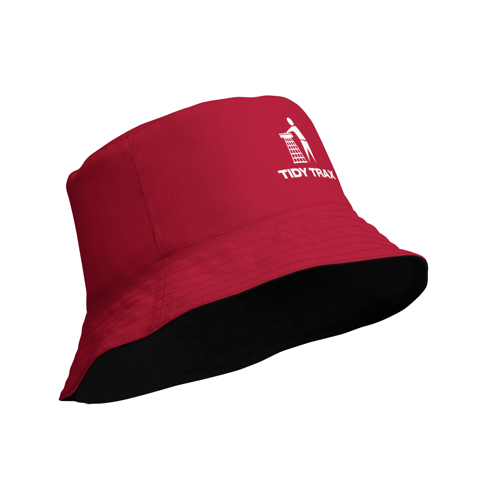 Tidy Red & White Reversible Bucket Hat