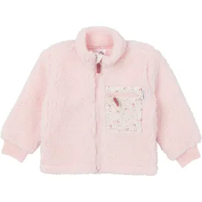 Toddler Girls Pink Microplush Fleece Jacket