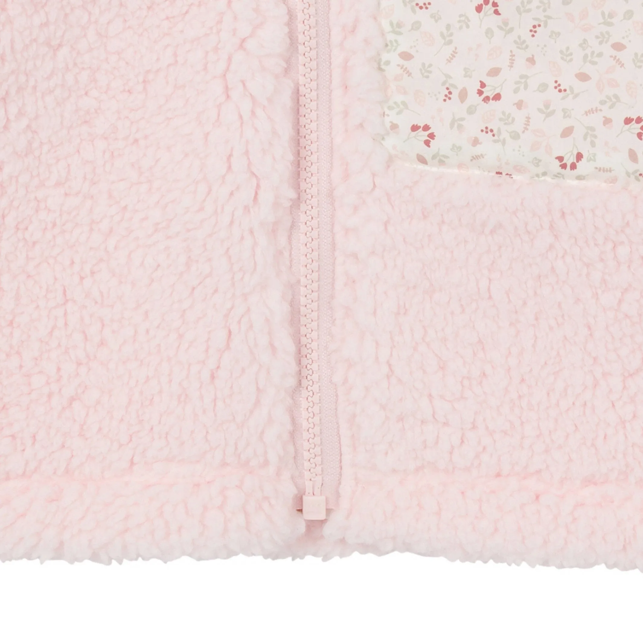 Toddler Girls Pink Microplush Fleece Jacket