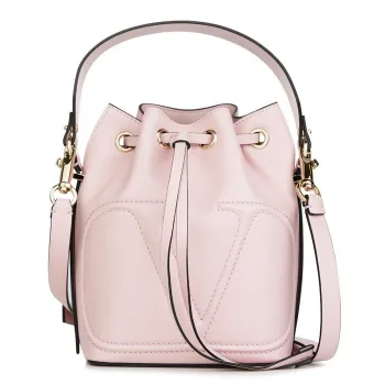 Valentino Garavani Valentino  Small VLOGO Bucket Bag Pink -23%