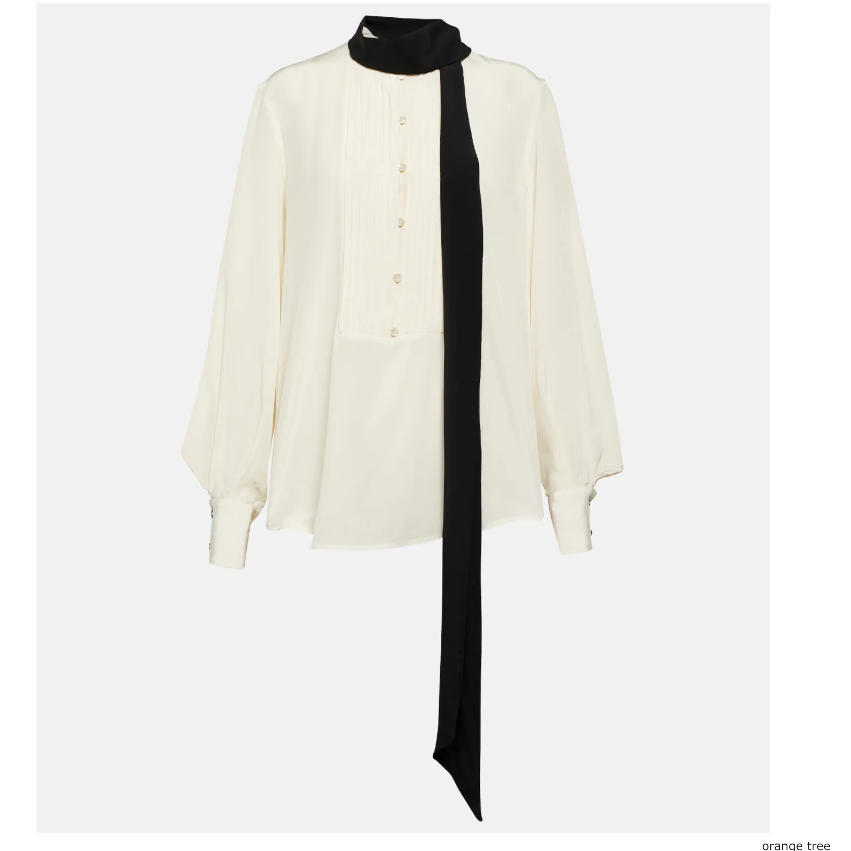 Victoria Beckham  |Silk Long Sleeves Plain Party Style Elegant Style