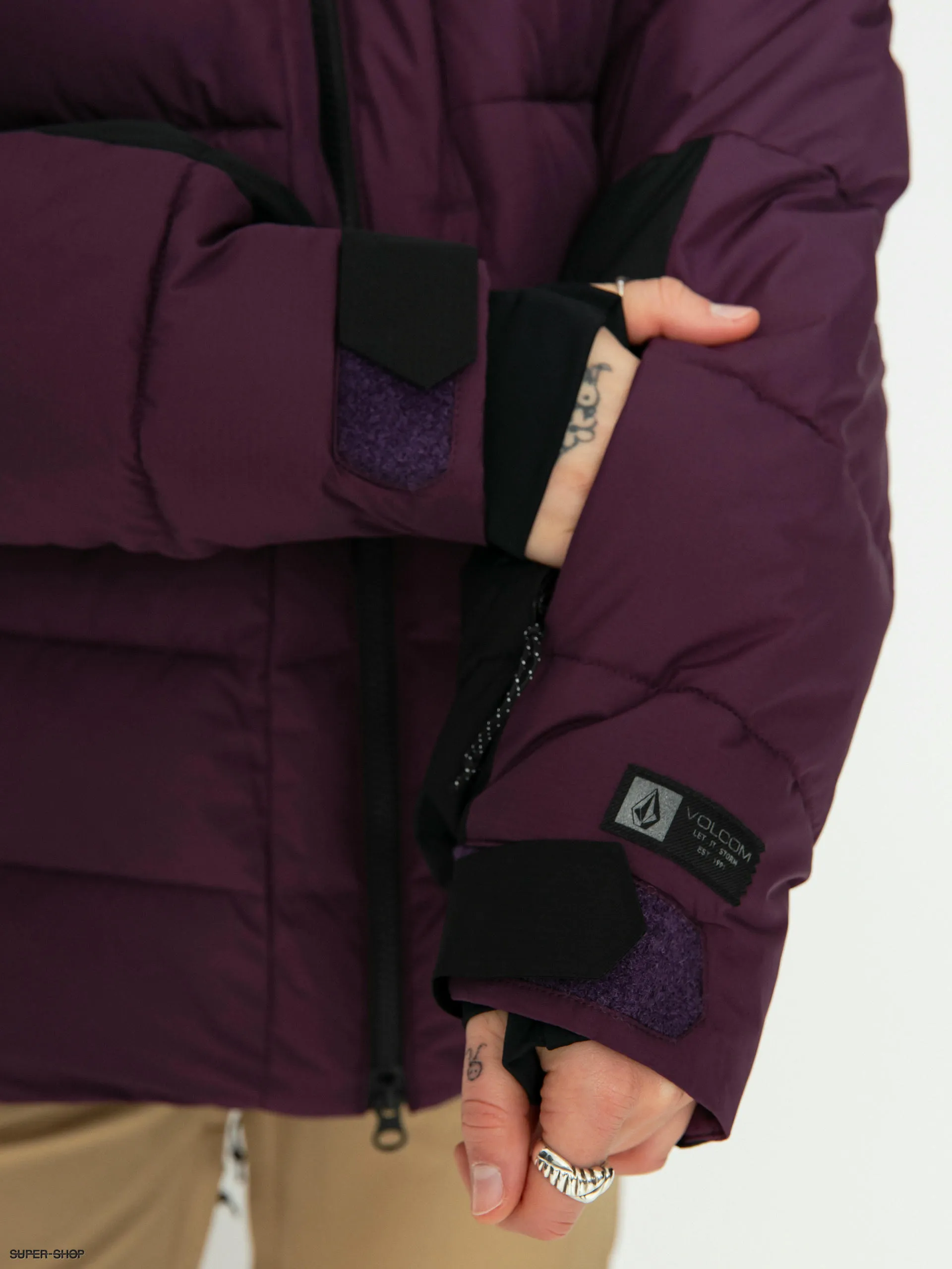 Volcom Puffleup Snowboard jacket Wmn (blackberry)