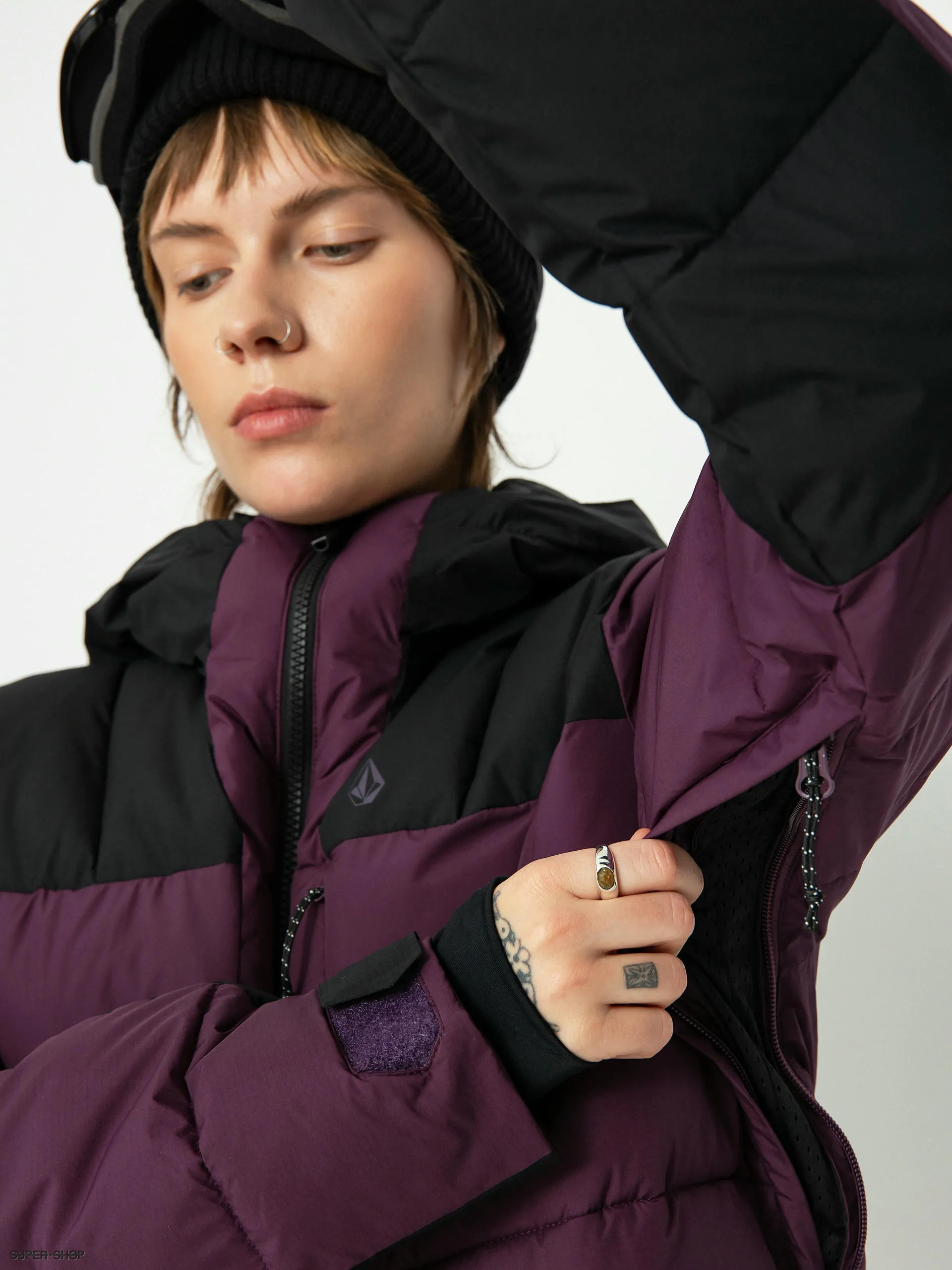 Volcom Puffleup Snowboard jacket Wmn (blackberry)