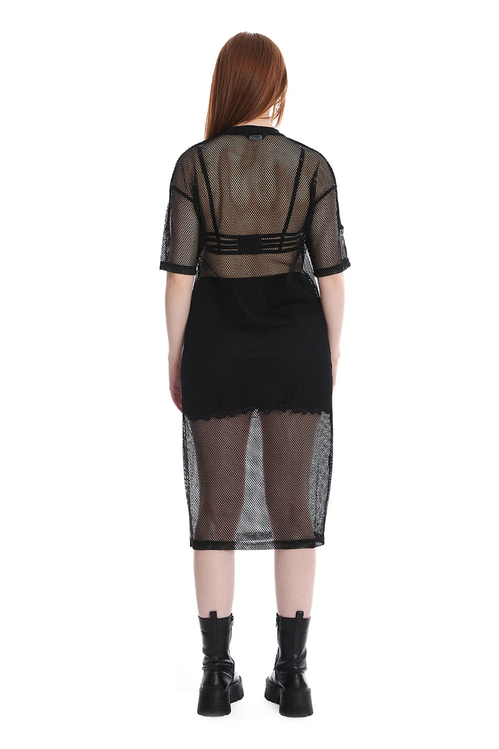 WANDA FISHNET DRESS