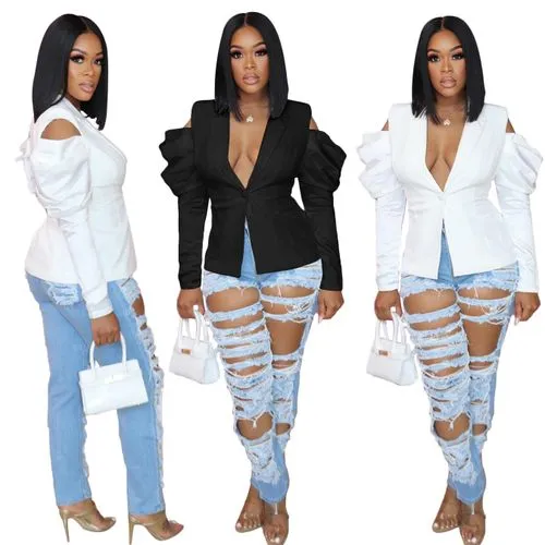 Women's Coat Long Sleeve Blazers Classic Style Streetwear Solid Color