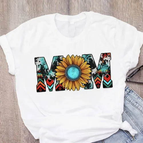 Women's T-shirt Short Sleeve T-shirts Printing Casual Letter