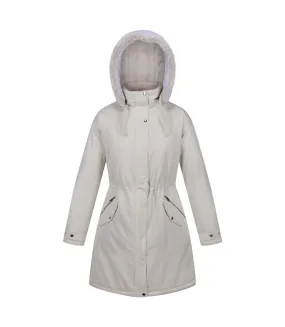 Womens/ladies samaria waterproof jacket light vanilla Regatta