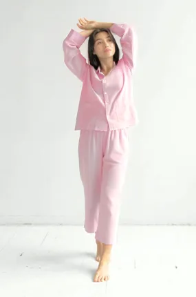 Woven Patch Pocket Pajamas