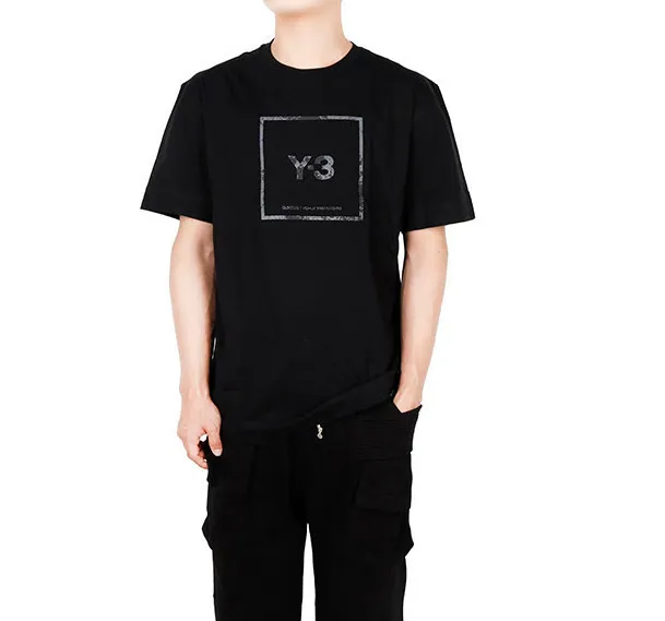 Y-3  |Street Style Plain Logo Designers T-Shirts