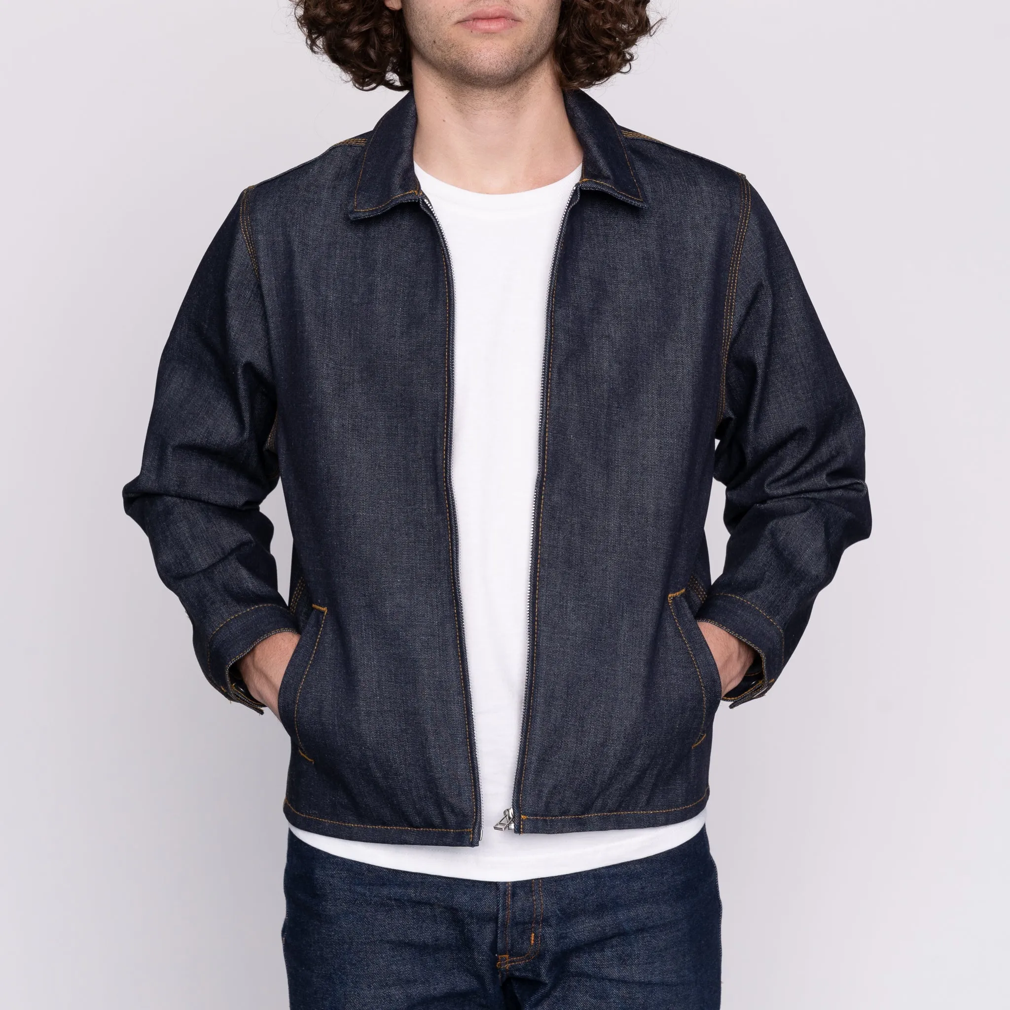 Zip Chore Coat - Left Hand Twill Denim