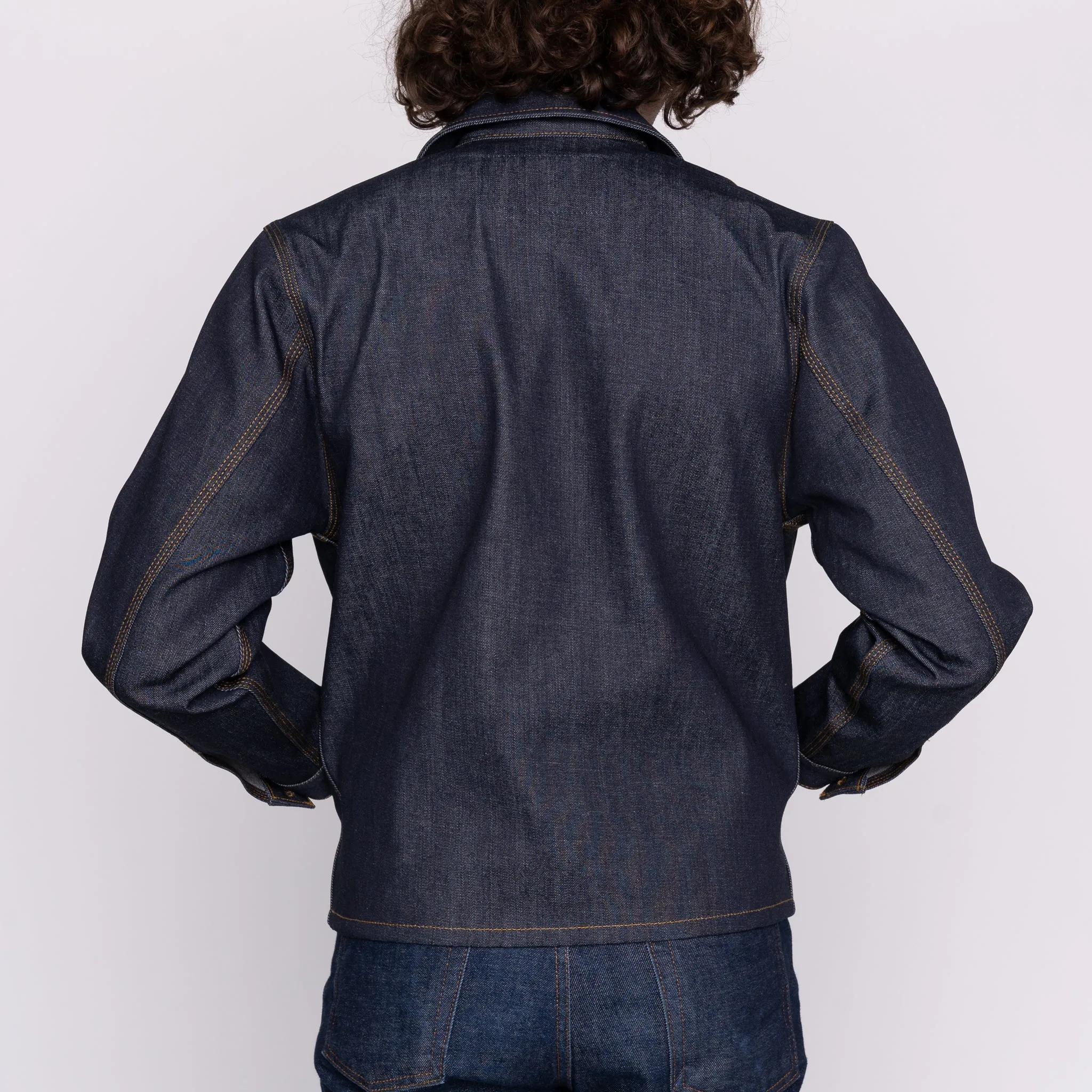 Zip Chore Coat - Left Hand Twill Denim